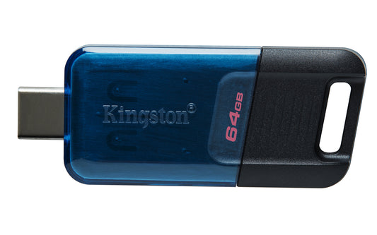 Pen Drive Kingston 64GB DataTraveler 80 M USB 3.2 Type C - DT80M
