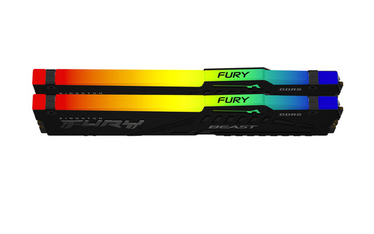 16GB 6000MT/s DDR5 CL36 DIMM (Kit of 2) FURY Beast RGB EXPO