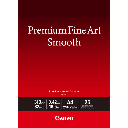FA-SM2 A4 25 - Premium FineArt Smooth A4 25 sheets