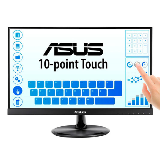 ASUS MONITOR LED 21.5" VT229H FHD 5MS IPS HDMI USB 2.0 TOUCH BLACK
