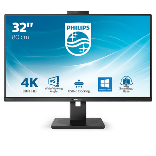 PHILIPS MONITOR IPS 32" UHD 4K HDMI DP USB-C WEBCAM COLUNAS HAS PIVOT 329P1H