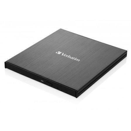 VERBATIM GRAVADOR BLUERAY SLIM EXTERNO USB-C BLACK