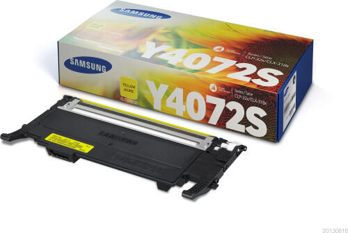 Toner Laser Samsung CLP 320/325 CLX 3180/3185 Amarelo 1000 Páginas