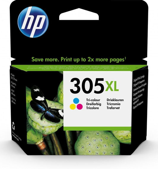 HP 305XL High Yield Tri-color Original Ink Cartridge