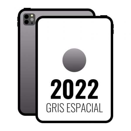 Apple iPad Pro 12.9" 2022 6th WiFi Cell/ 5G/ M2/ 128GB/ Gris Espacial - MP1X3TY/A