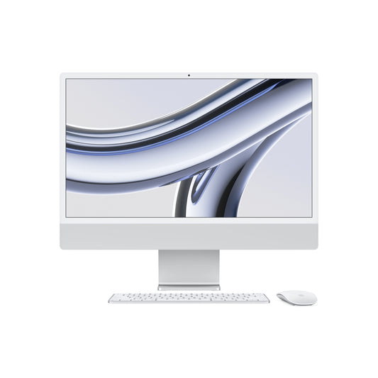 Apple iMac 24P Retina 4.5K - Apple M3 8-core CPU/10-core GPU, 8GB, 512GB SSD - Silver
