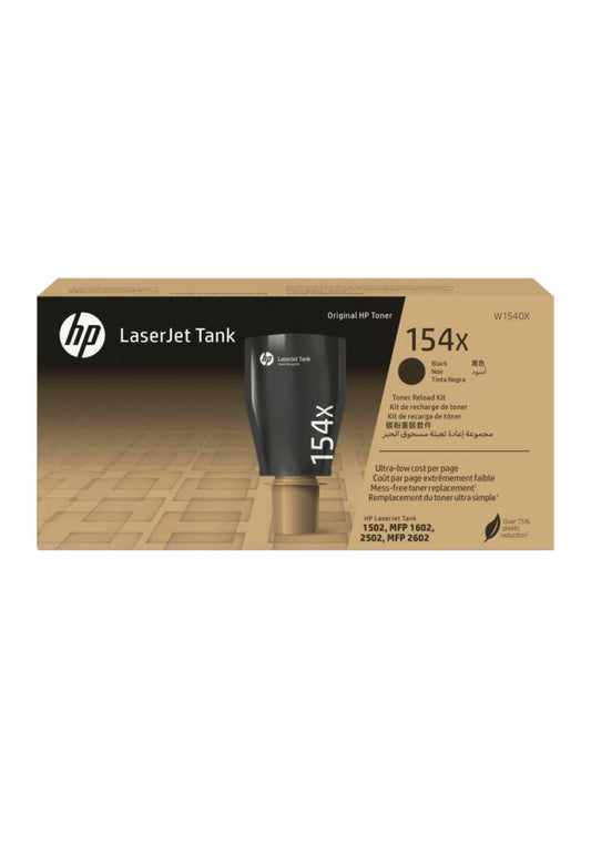 HP 154X High Yield Black Original LaserJet Tank Toner Reload Kit