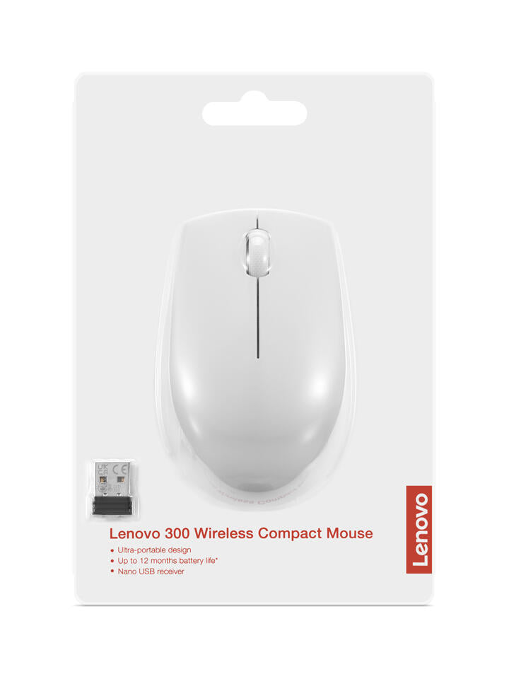 Rato Compacto Wireless | Marca 300 | Cinzento com Bateria