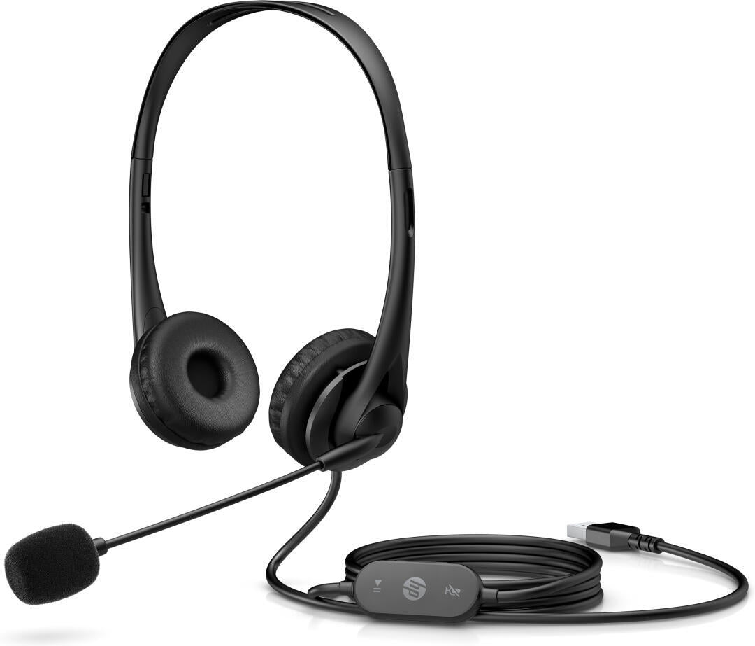 Auricular Estéreo USB | Marca G2 | Modelo XYZ | Preto | Microfone Int.