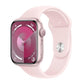 Apple Watch Series 9/ GPS/ 45mm/ Caja de Aluminio Rosa/ Correa Deportiva Loop Rosa Claro