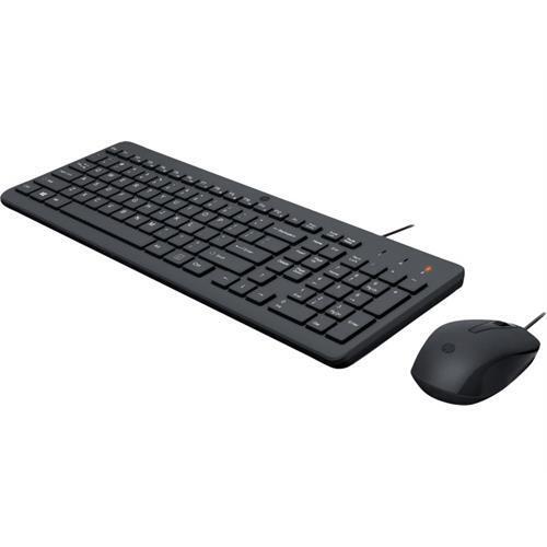 Teclado | HP | 150 Wired Rato/Teclado Combo | 1600 DPI | USB | Preto