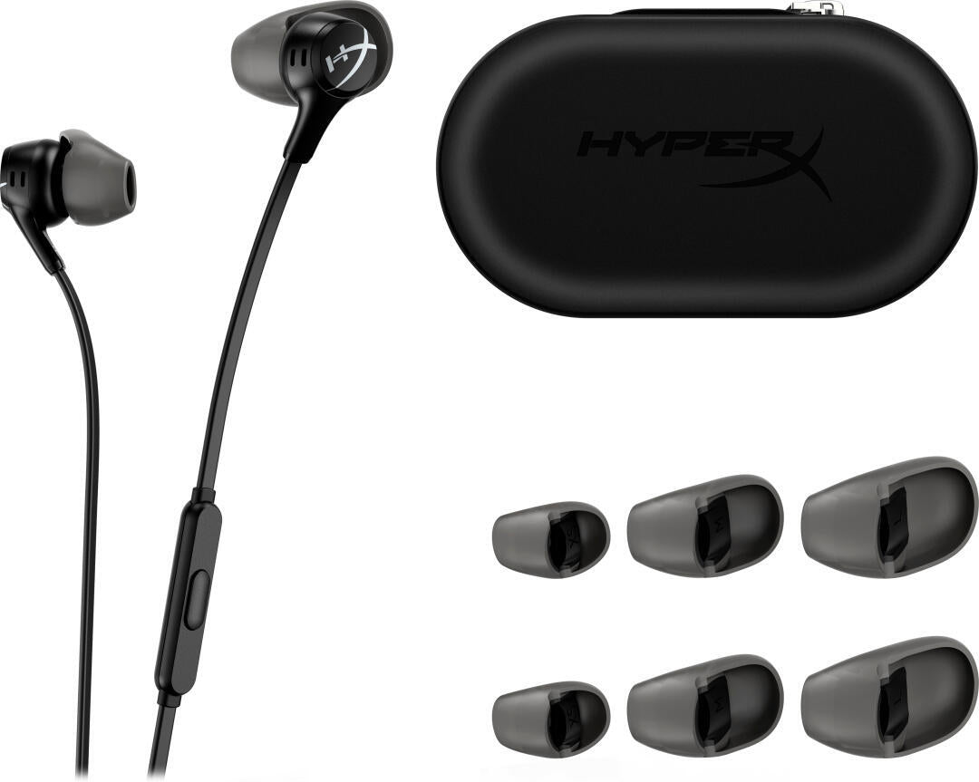 Auriculares Gaming | HyperX | Cloud Earbuds II BLK | Com Microfone