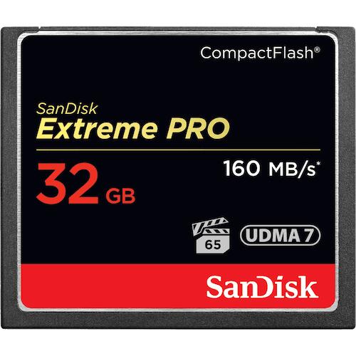 Sandisk 32GB Extreme Pro CF 160MB/s memoria flash CompactFlash - 29258