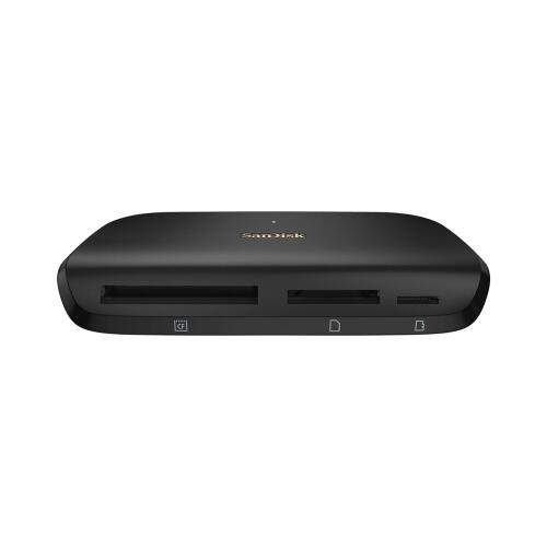 SanDisk ImageMate PRO - Leitor de cartão (SD, CF, microSD, SDHC, microSDHC, SDXC, microSDXC, SDHC UHS-I, SDXC UHS-I, SDHC UHS-II, SDXC UHS-II) - USB 3.0/USB-C