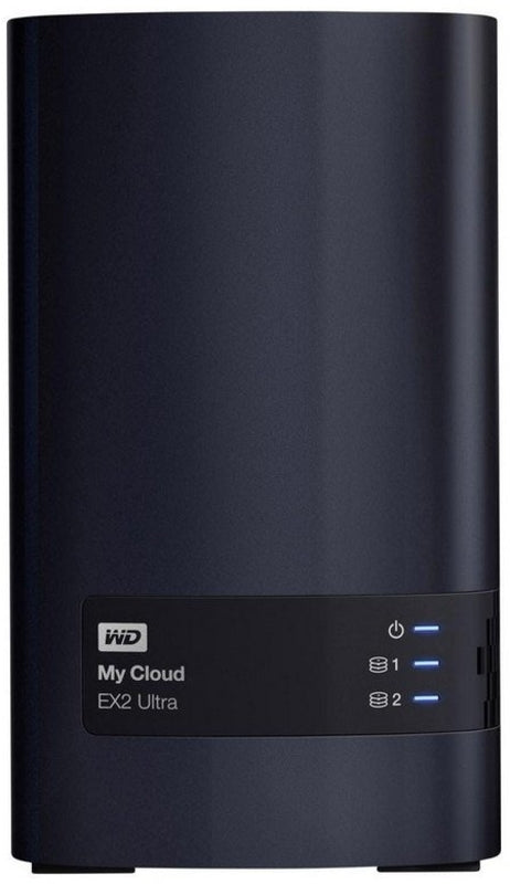 WD My Cloud EX2 Ultra WDBVBZ0000NCH - Dispositivo de armazenamento pessoal em nuvem - 2 baias - RAID (expansÃ£o de disco rÃ­gido) RAID 0, 1, JBOD - RAM 1 GB - Gigabit Ethernet - iSCSI assistÃªncia