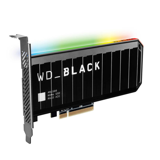 WD_BLACK AN1500 WDS100T1X0L-00AUJ0 - SSD - 1 TB - interna - placa PCIe - PCIe 3.0 x8 (NVMe) - dissipador de calor integrado