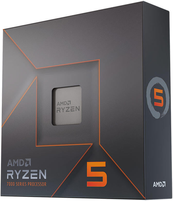 Processador AMD Ryzen 5 7600X 6-Core (4.7GHz-5.3GHz) 38MB A