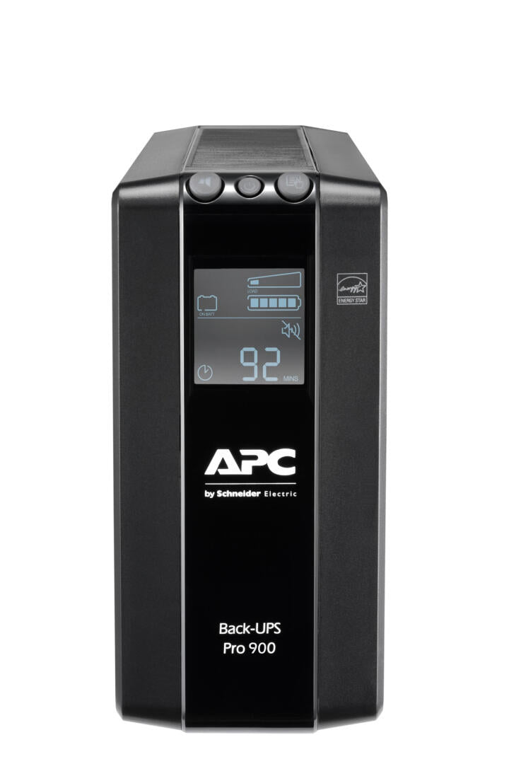 APC BACK UPS PRO BR 900VA, 6 OUTLETS, AVR, LCD INTERFACE