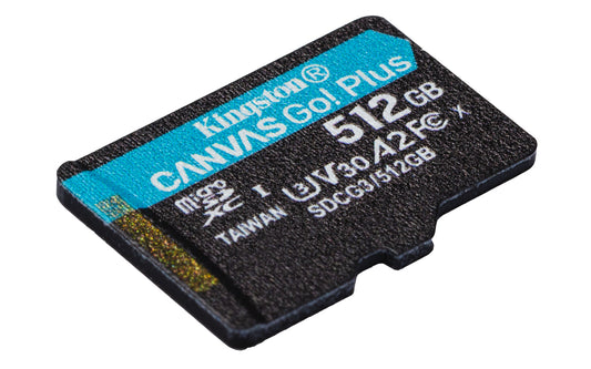 Kingston Technology Canvas Go! Plus memoria flash 512 GB MicroSD Clase 10 UHS-I - 1331395