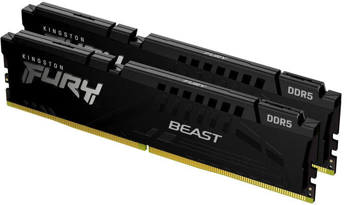 32GB 5200MT/s DDR5 CL36 DIMM (Kit of 2) FURY Beast Black