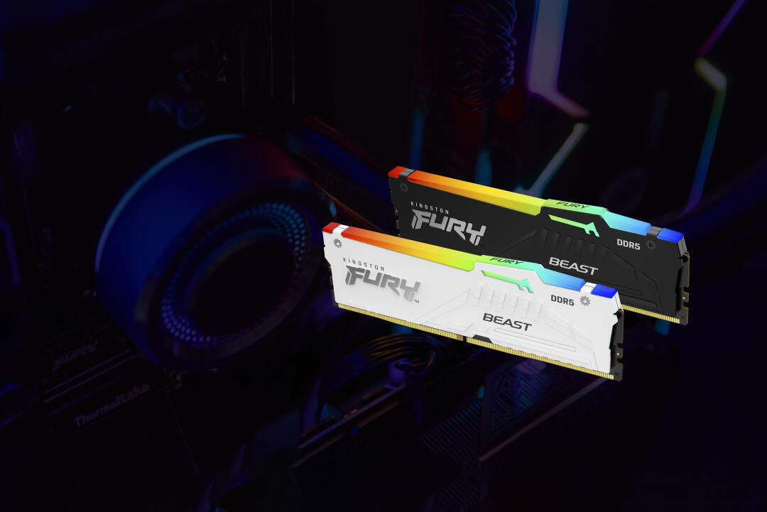 16GB 6000MT/s DDR5 CL36 DIMM (Kit of 2) FURY Beast RGB EXPO