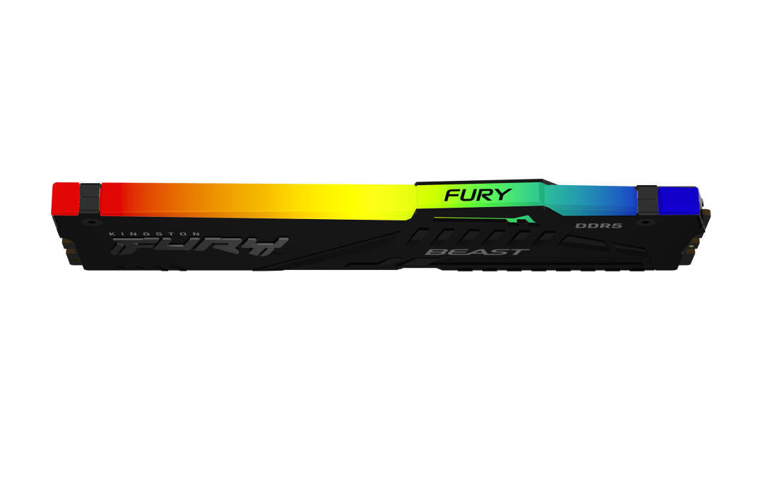 Kingston FURY Beast RGB - DDR5 - mÃ³dulo - 8 GB - DIMM 288-pin - 6000 MHz / PC5-48000 - CL36 - 1.35 V - unbuffered - on-die ECC - preto