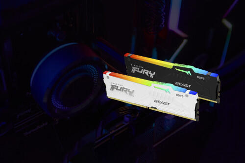 16GB 5600MT/s DDR5 CL36 DIMM FURY Beast White RGB EXPO