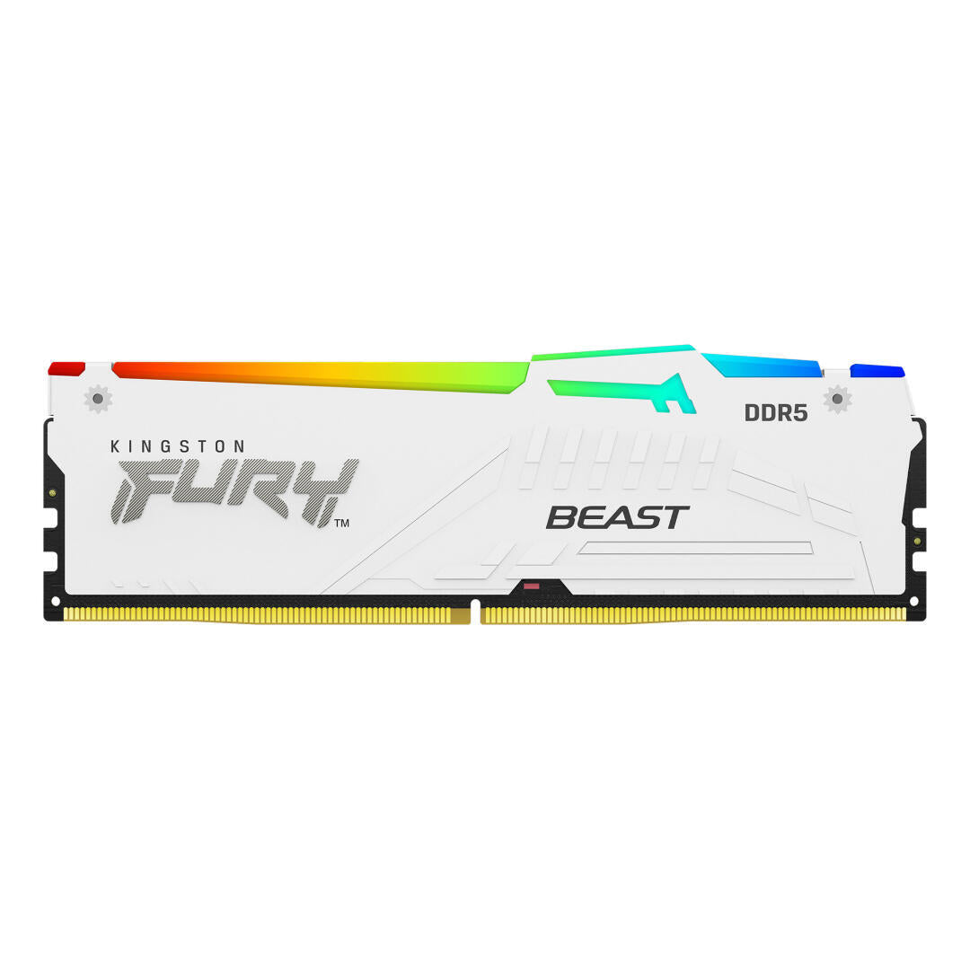 64GB 5200MT/s DDR5 CL40 DIMM (Kit of 2) FURY Beast White RGB XMP