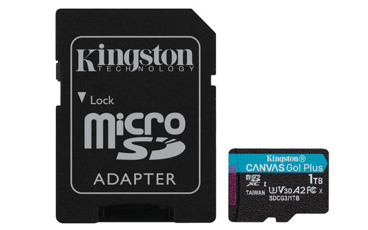 MicroSDXC 1TB Canvas Go Plus 170R A2 U3 V30 Card + ADP
