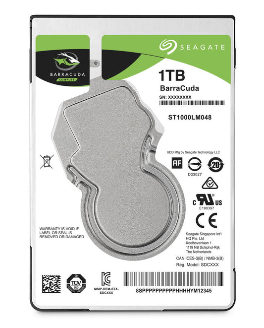 HDD 1TB Barracuda 2.5" SATA 6 Gb/s 5400 rpm 128mb Cache - vÃ¡lido p/ unid faturadas atÃ© 31 de Janeiro ou fim de stock