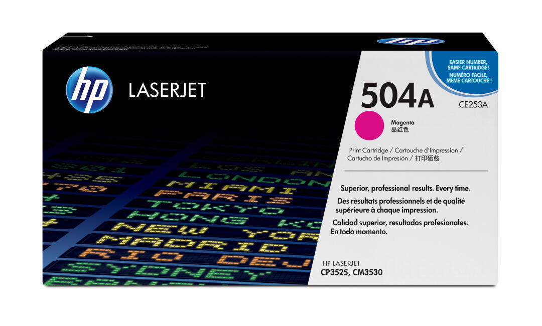 HP Laserjet CP3525 Toner Magenta (7.000 paginas)504A