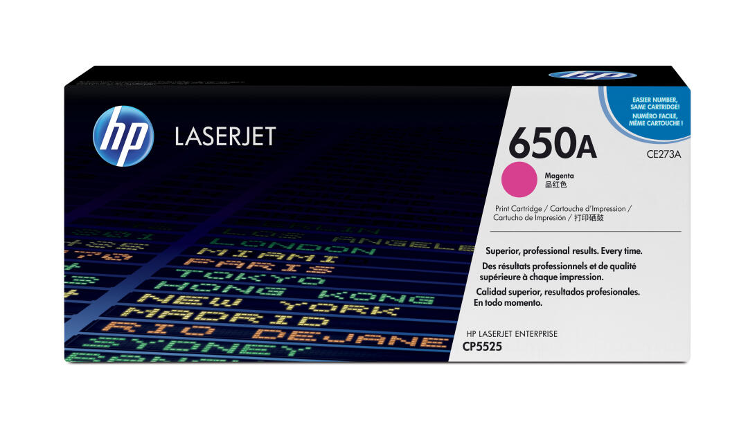 HP Laserjet CP 5525/Enterprise M750n Toner Magenta 650A