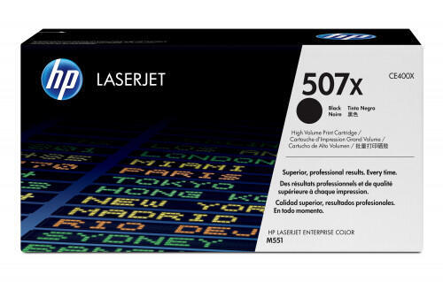 HP 507X Black LaserJet Toner Cartridge