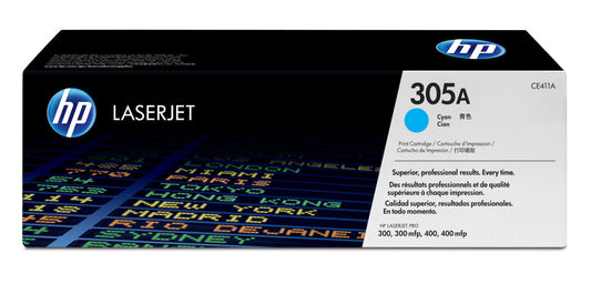 HP 305A Cyan LaserJet Toner Cartridge - preÃ§o vÃ¡lido atÃ© fim de stock das unidades prÃ© estabelecidas