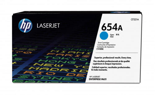 Toner Laser | HP | LaserJet 654A | Cian