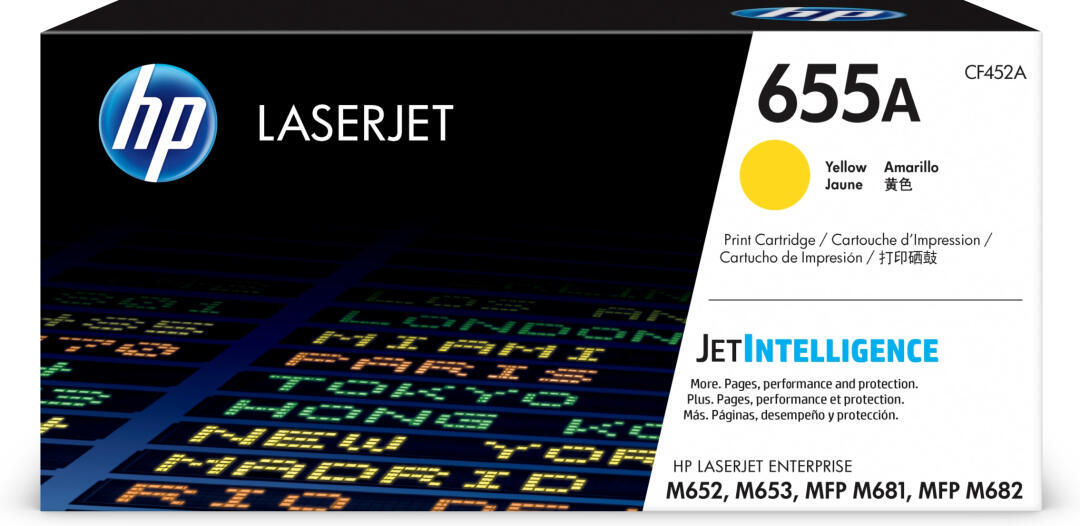 HP 655A Yellow Original LaserJet Toner Cartridge (CF452A) - preÃ§o vÃ¡lido atÃ© fim de stock das unidades prÃ© estabelecidas