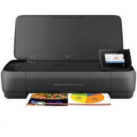 MultifunciÃ³n PortÃ¡til HP Officejet 250 Mobile AIO WiFi/ Negra