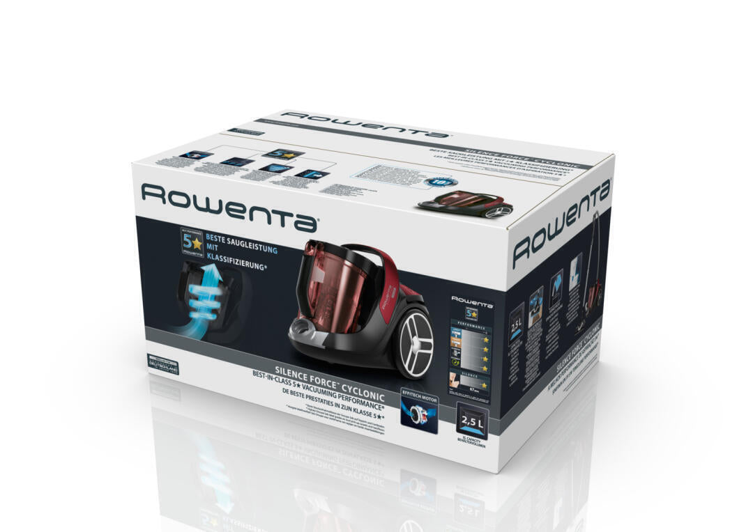 Aspirador sem Saco | Rowenta | RO7260EA | 750W | Azul e Prata