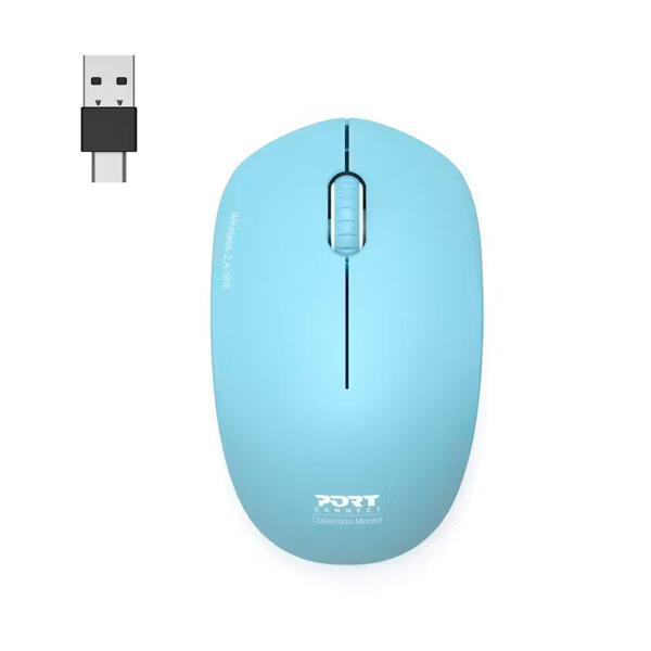 Rato Wireless | Port | Collection 1600DPI | Cor Azur