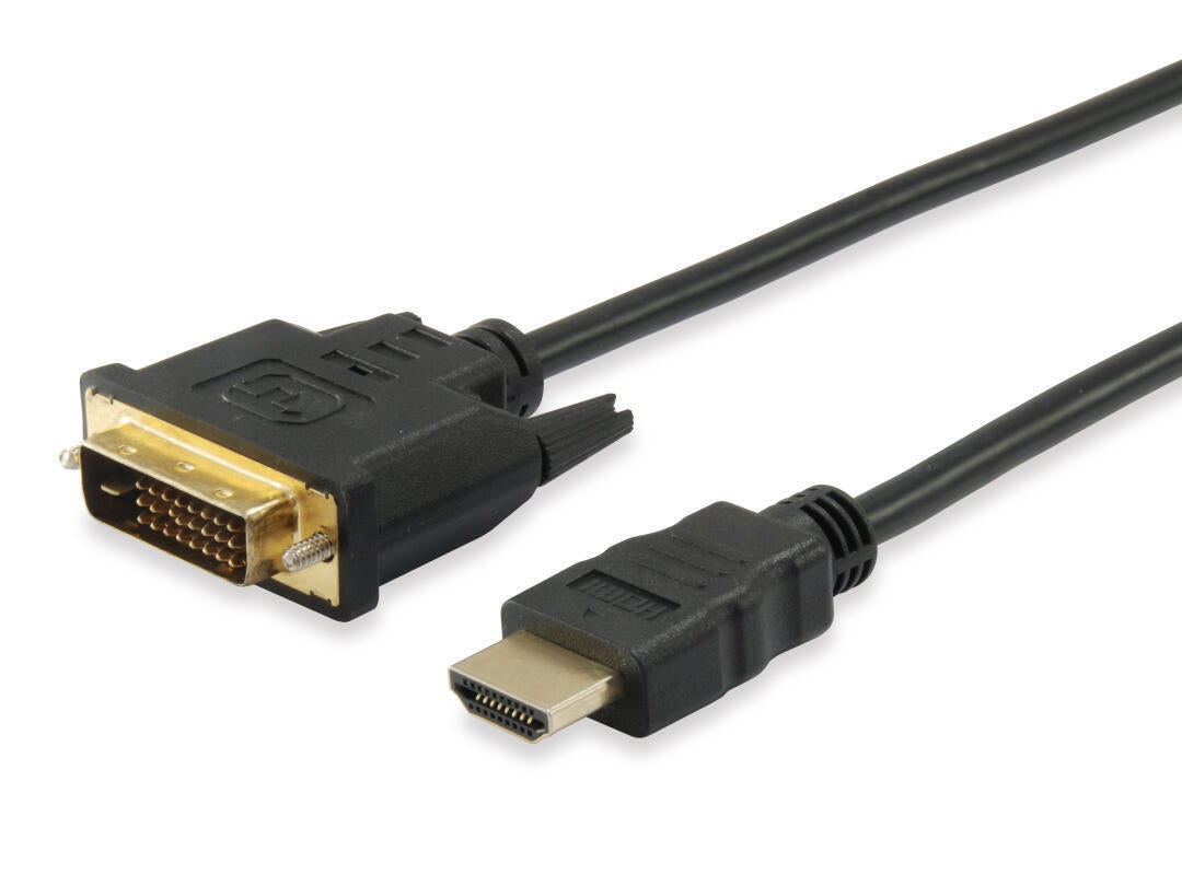 Cabo HDMI/DVI | EQUIP | Adaptador Digital | 2,0m | M/M | Preto