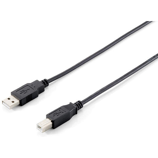 Cabo USB 2,0 A/B M/M preto (1.8m)