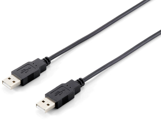 Cabo USB 2.0 Type A Macho > Type A Macho 1,8m black