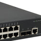 LEVELONE SWITCH 26 PORTAS L2 MANAGED GIGABIT 2 X 10GBE SFP+