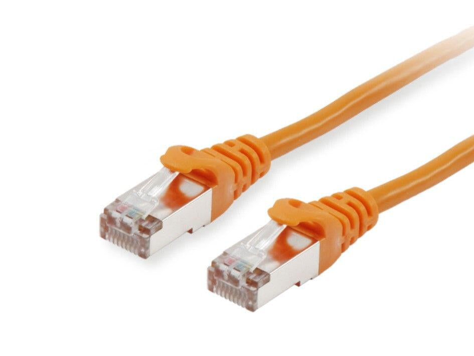 Cat6A S/FTP Patch Cable, 0.25m, Orange