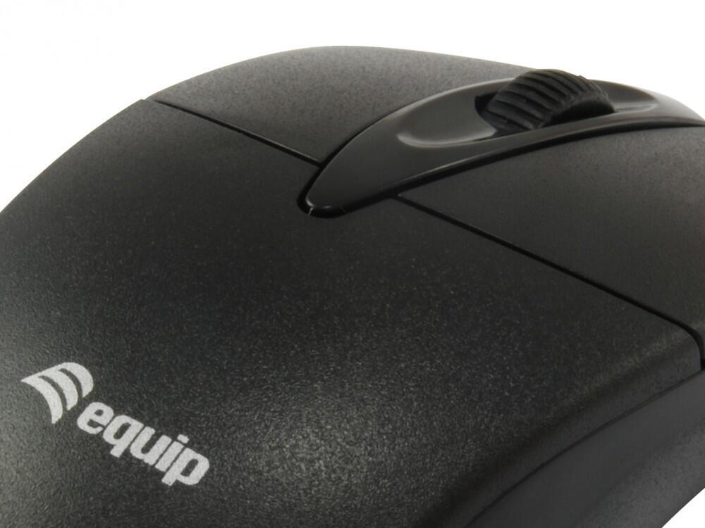 EQUIP LIFE RATO OPTICO USB BLACK 1000DPI