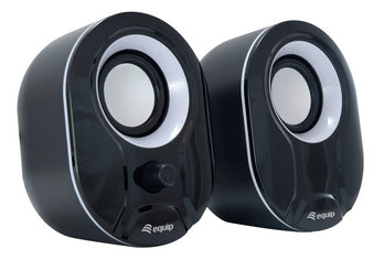 Stereo 2.0 Speaker, Black + White