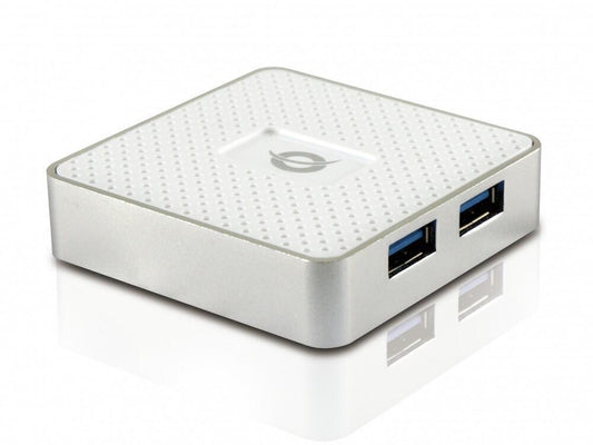 Hub USB 3.0 | HUBBIES | HUBBIES03W | 4 Portas | c/ Adaptador Energia