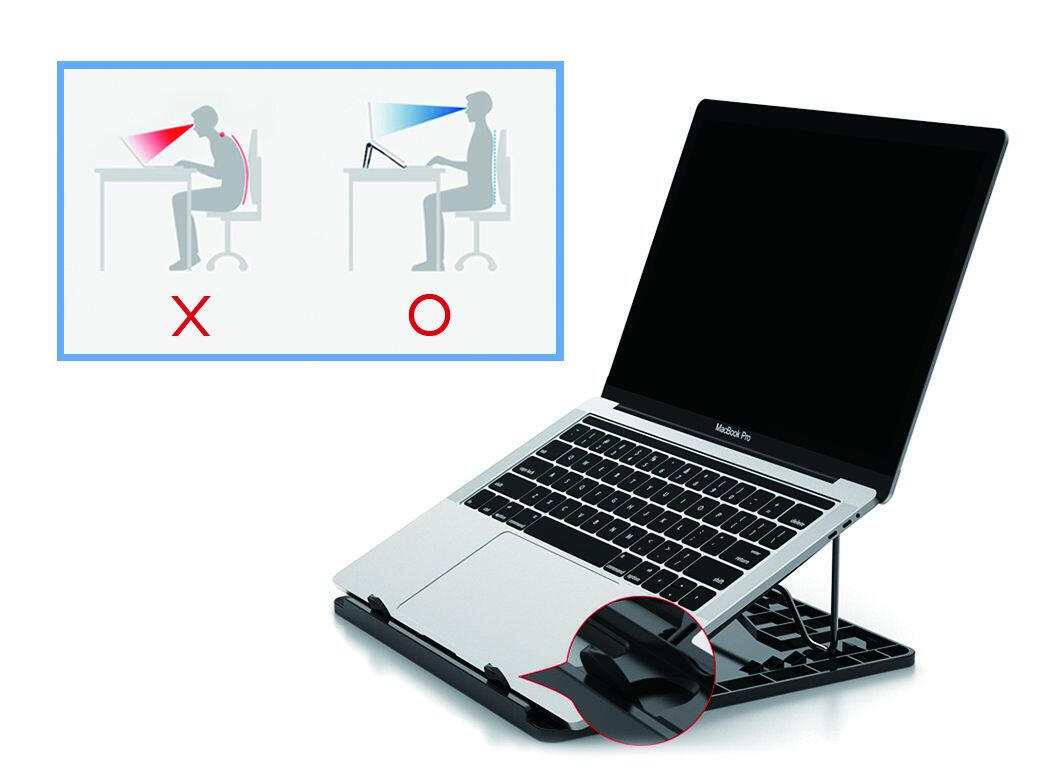 THANA ERGO S Laptop Cooling Stand Silver - THANA03G