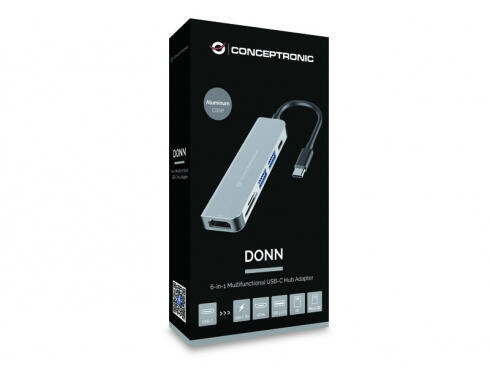 Dock Station USB-C | Conceptronic | C-DCHD3C | HDMI USB3.0 USB-C Cart.