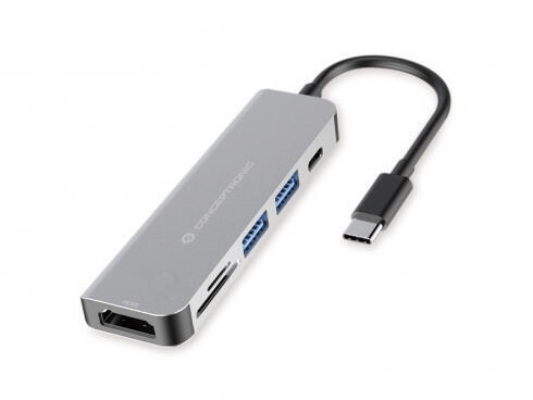 CONCEPTRONIC DOCK USB-C 1xHDMI 2xUSB3.0 1xUSB-C PD 1xCARDREADER